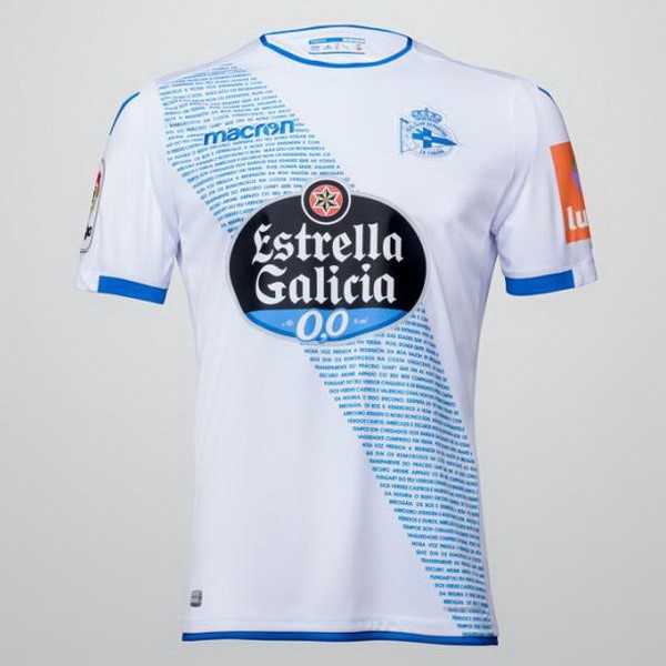 Camiseta Deportivo Coruña Tercera equipo 2018-19 Blanco